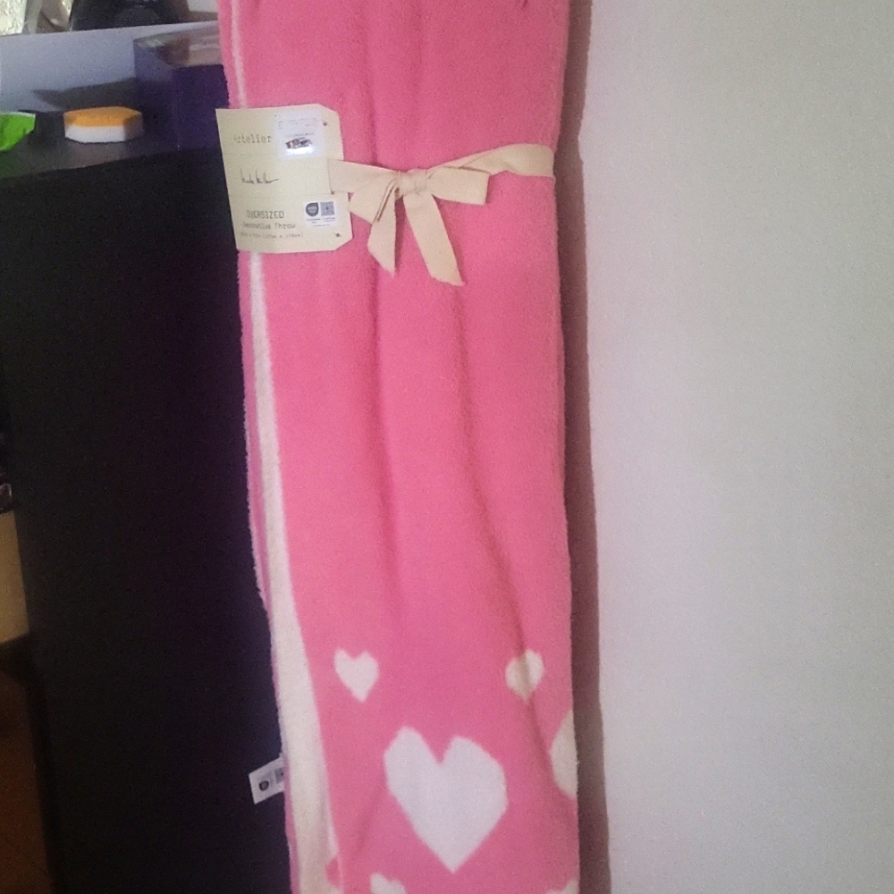 Valentines day throw blanket